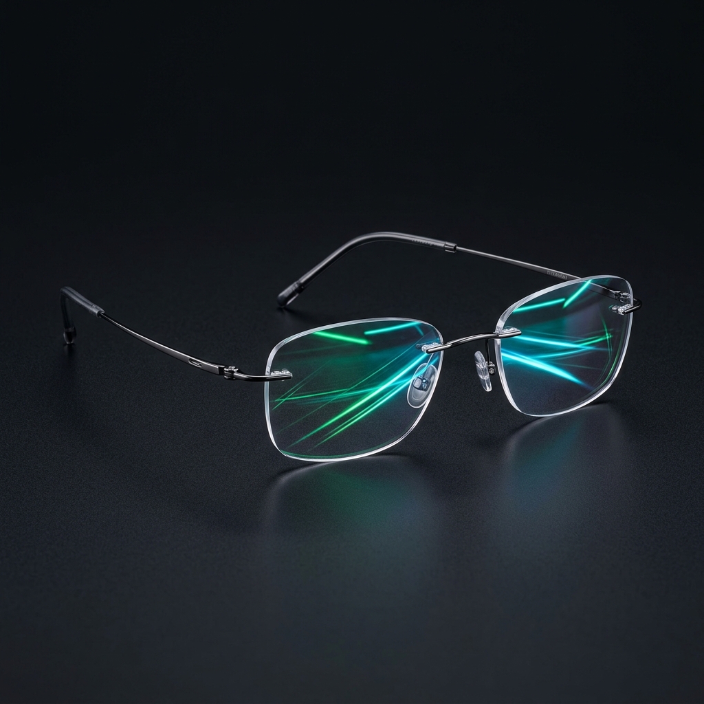 Zenith Titanium Rimless Glasses